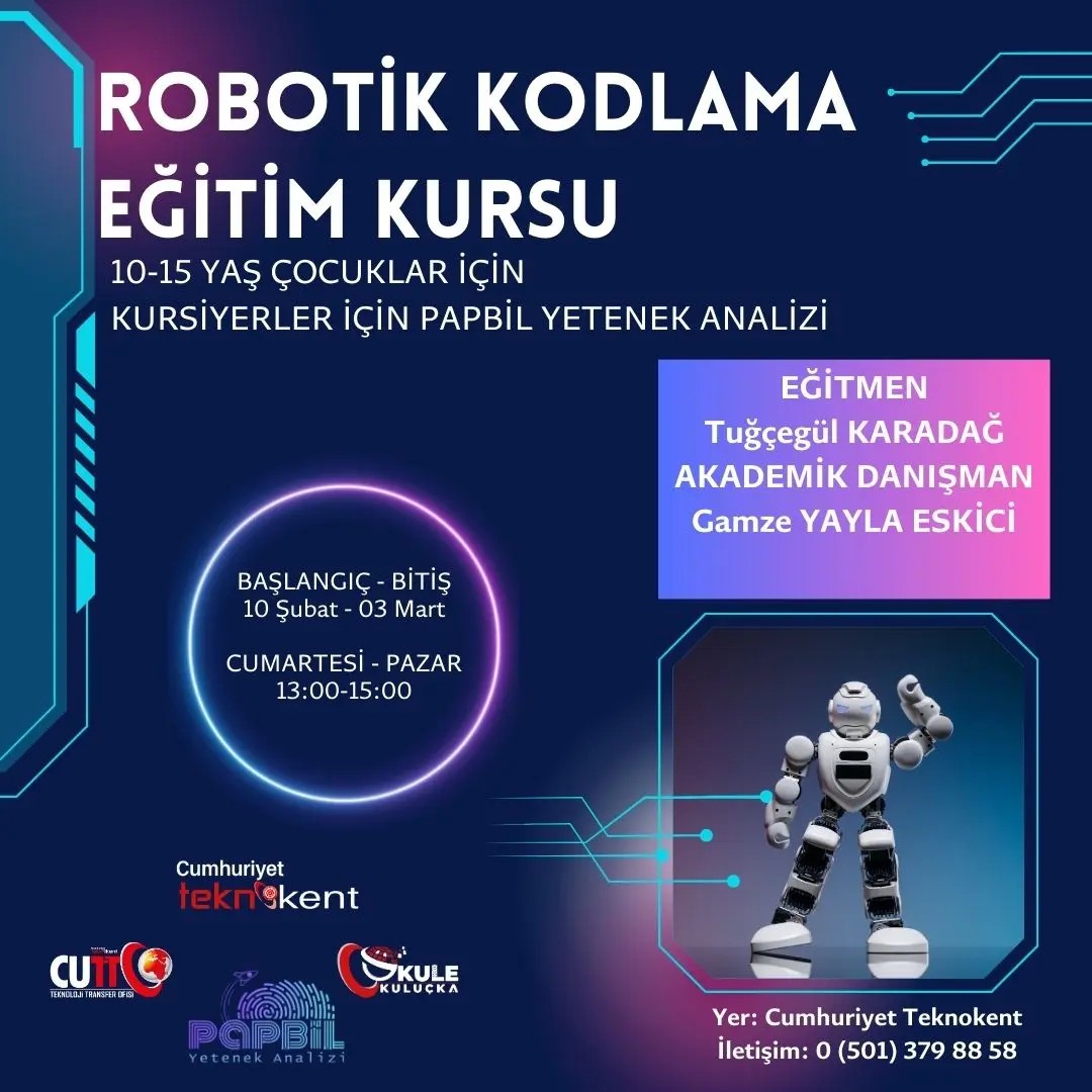 Kodlamayla robotik harikalar yaratmaya hazır mısınız?